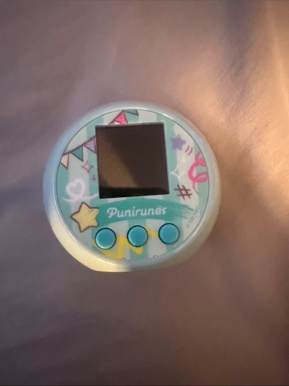punirunes Virtual Pet Handheld Device - Light Blue